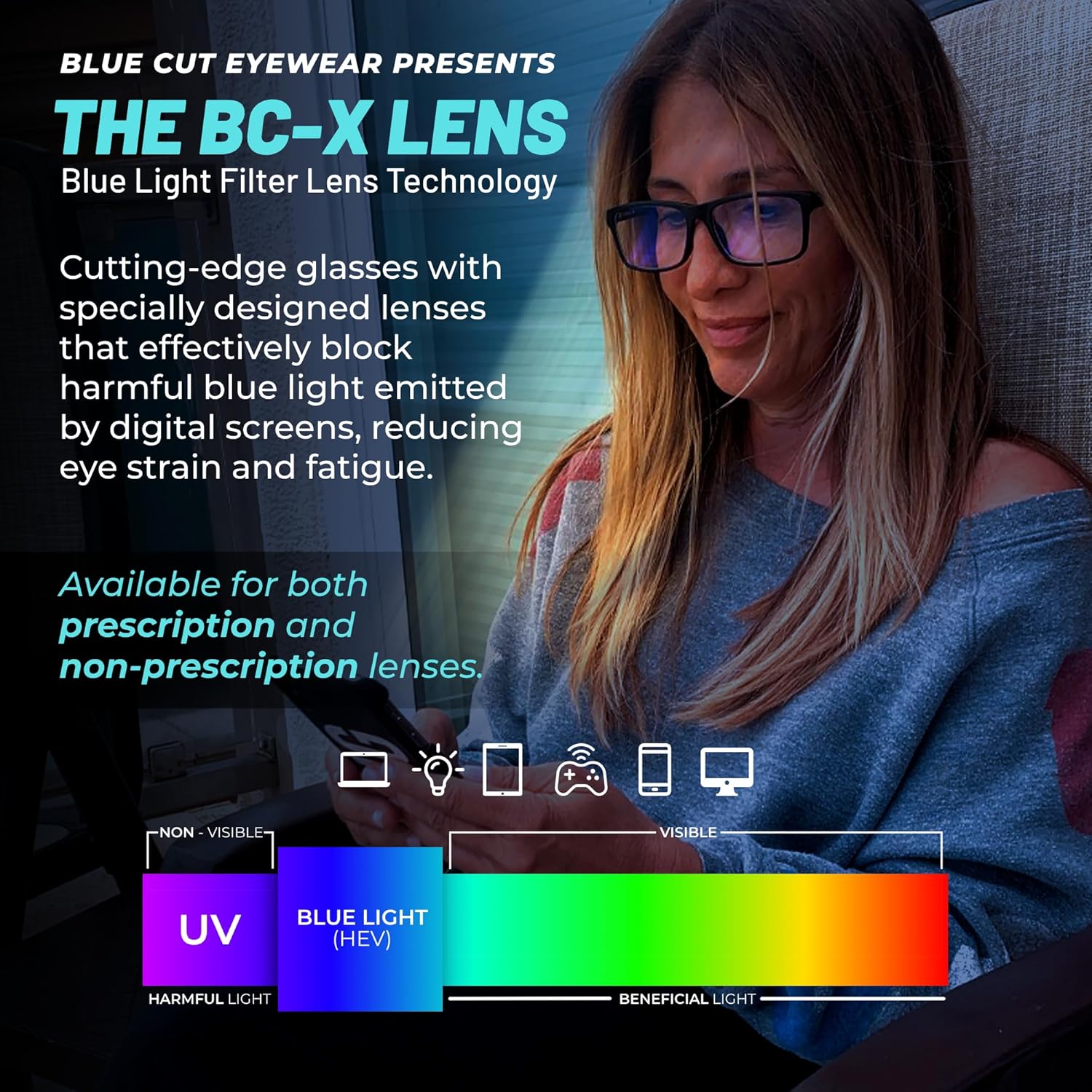 Blue Light Blocking Glasses For Men/Women Anti-Fatigue Computer Monitor Gaming Glasses Reduce Eye Strain Game Glasses - Image 4