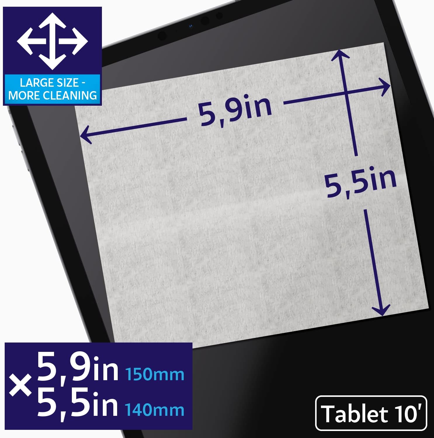 Glasses Wipes Lens Cleaner - Lens Wipes for Eyeglasses - 600 Pre-moistened Individually Wrapped Wipes for Eye Glasses, Electronics, Phone, Computer, Laptop Screen - Camera Lens Cleaner - Made in EU - Image 5